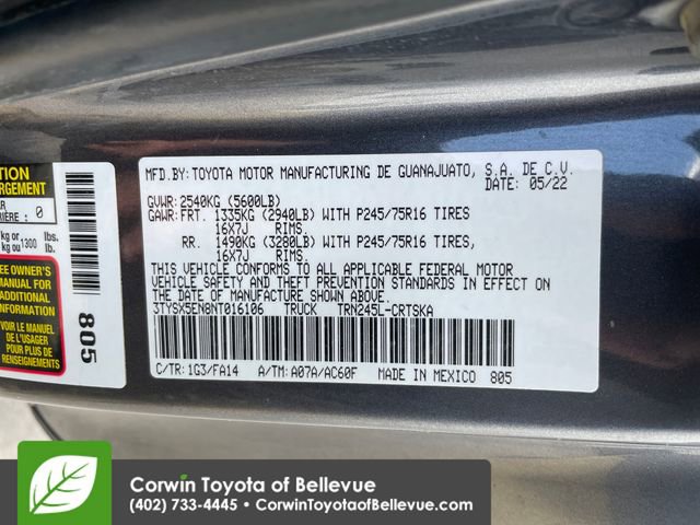 Used 2022 Toyota Tacoma SR AWD/4WD image 28