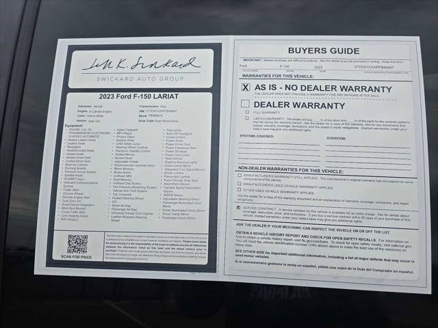 Used 2023 Ford F150 Lariat RWD image 15