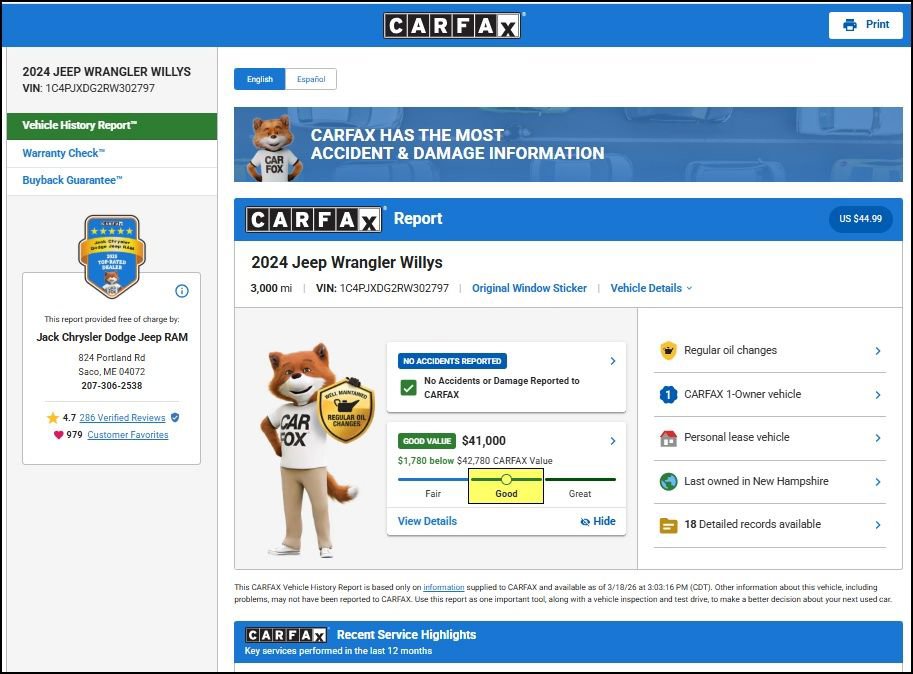 Used 2024 Jeep Wrangler Willys image 11