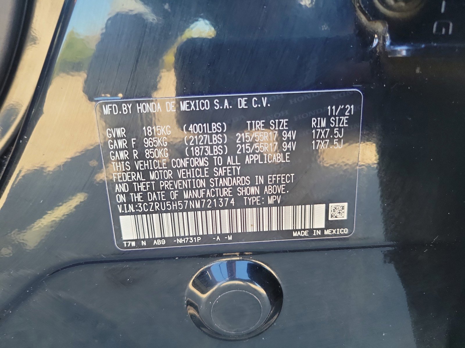 Used 2022 Honda HR-V EX image 33