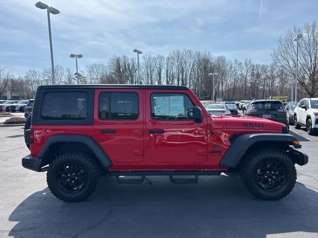 Used 2022 Jeep Wrangler Unlimited Willys image 4