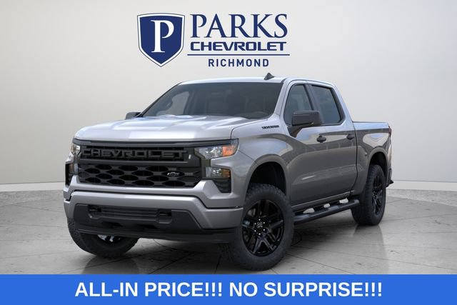 New 2026 Chevrolet Silverado 1500 Custom w/ Turbomax Blackout Package AWD/4WD image 3