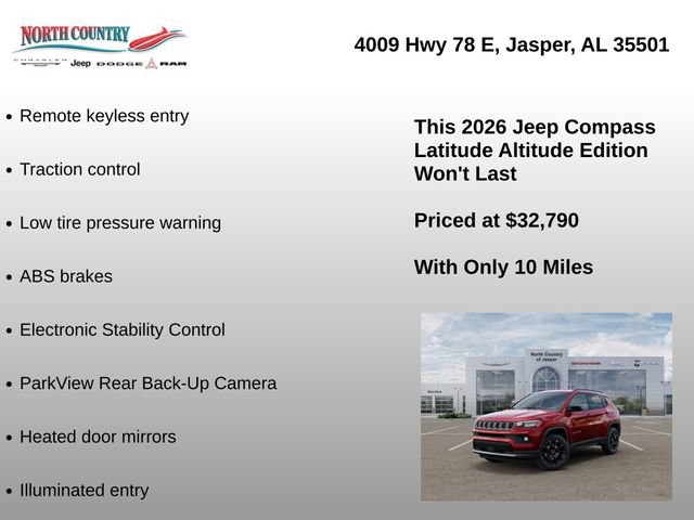 New 2026 Jeep Compass Latitude AWD/4WD image 9
