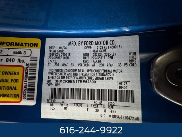 New 2026 Ford Bronco Sport Big Bend w/ Convenience Package AWD/4WD image 27