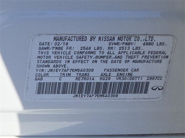 Used 2019 INFINITI Q50 Luxe image 17