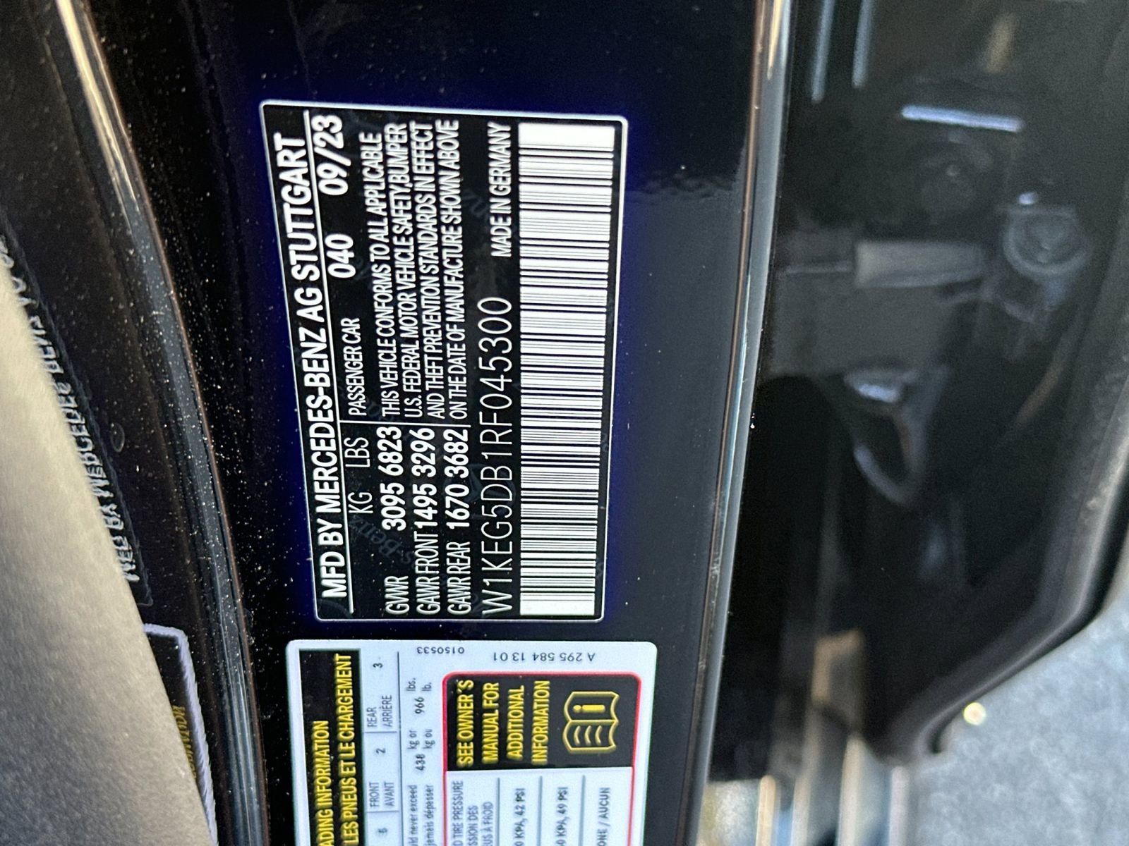 Certified 2024 Mercedes-Benz EQE AMG 4MATIC Sedan image 36