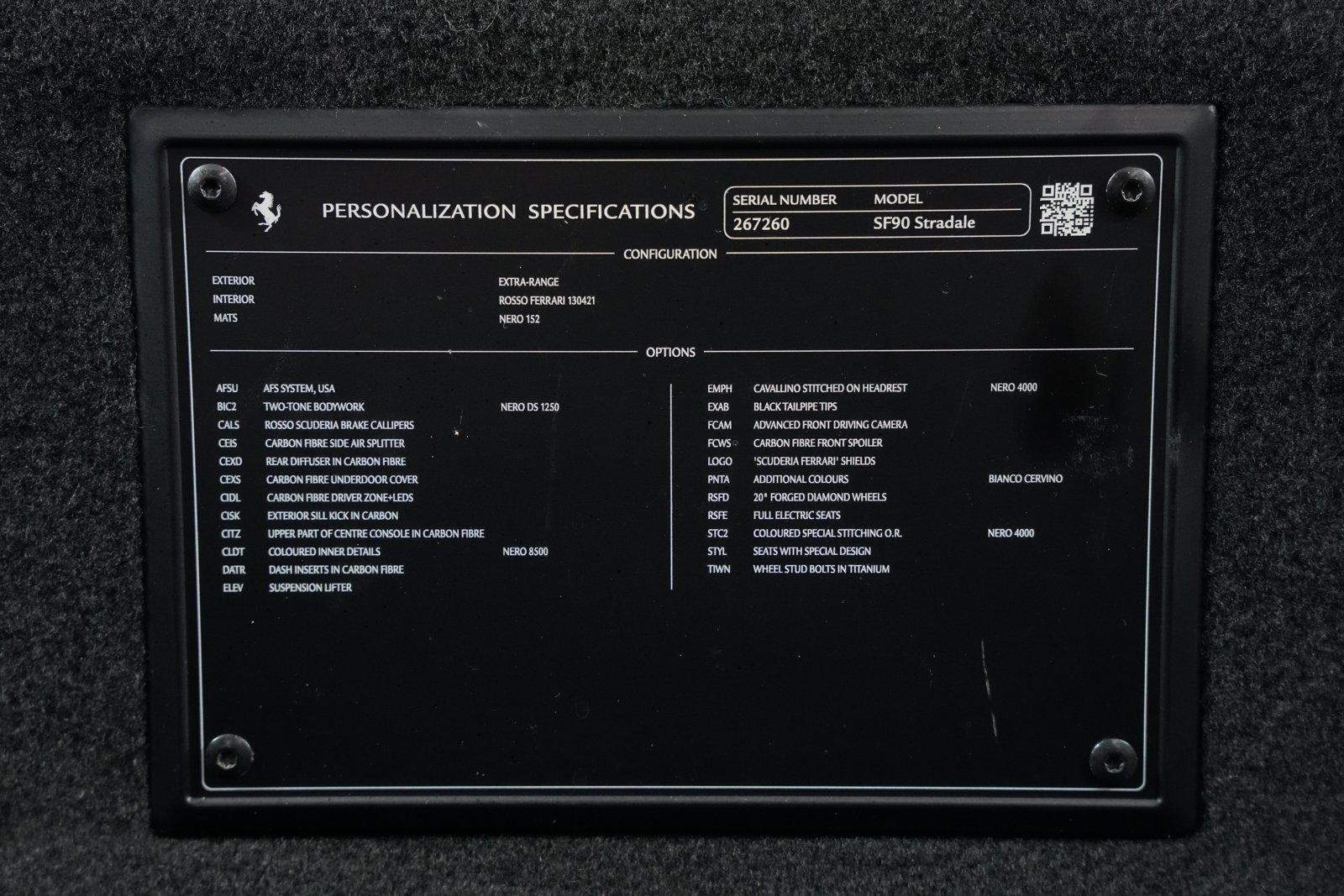 Certified 2021 Ferrari SF90 Stradale AWD/4WD image 5