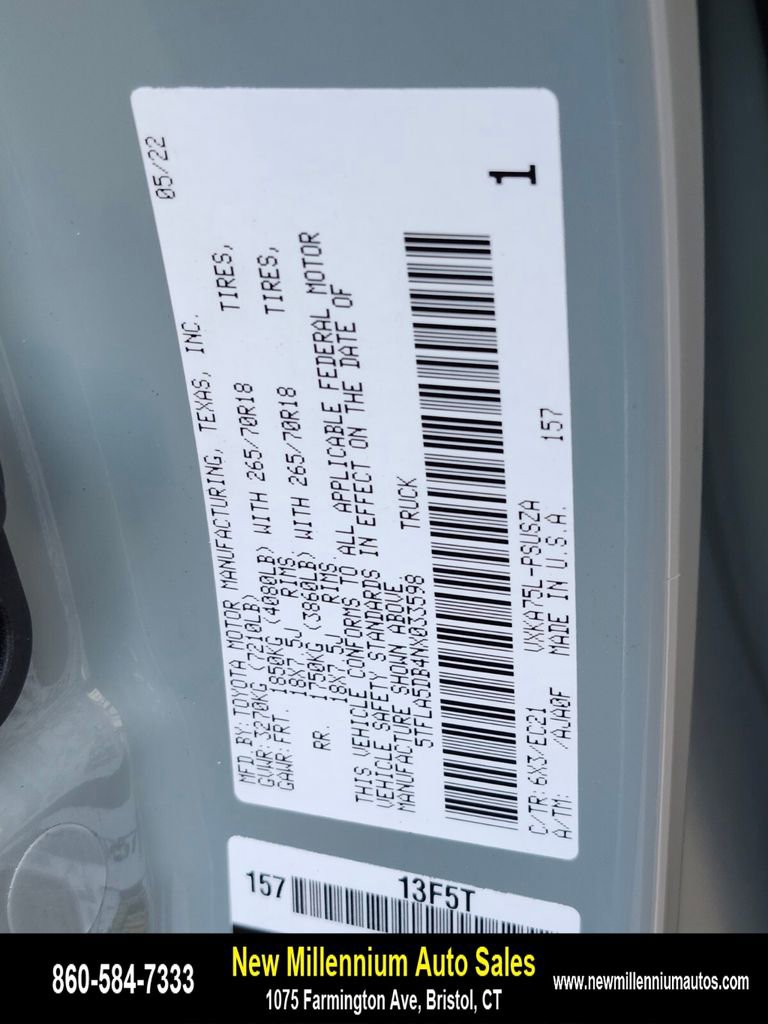 Used 2022 Toyota Tundra SR5 image 32