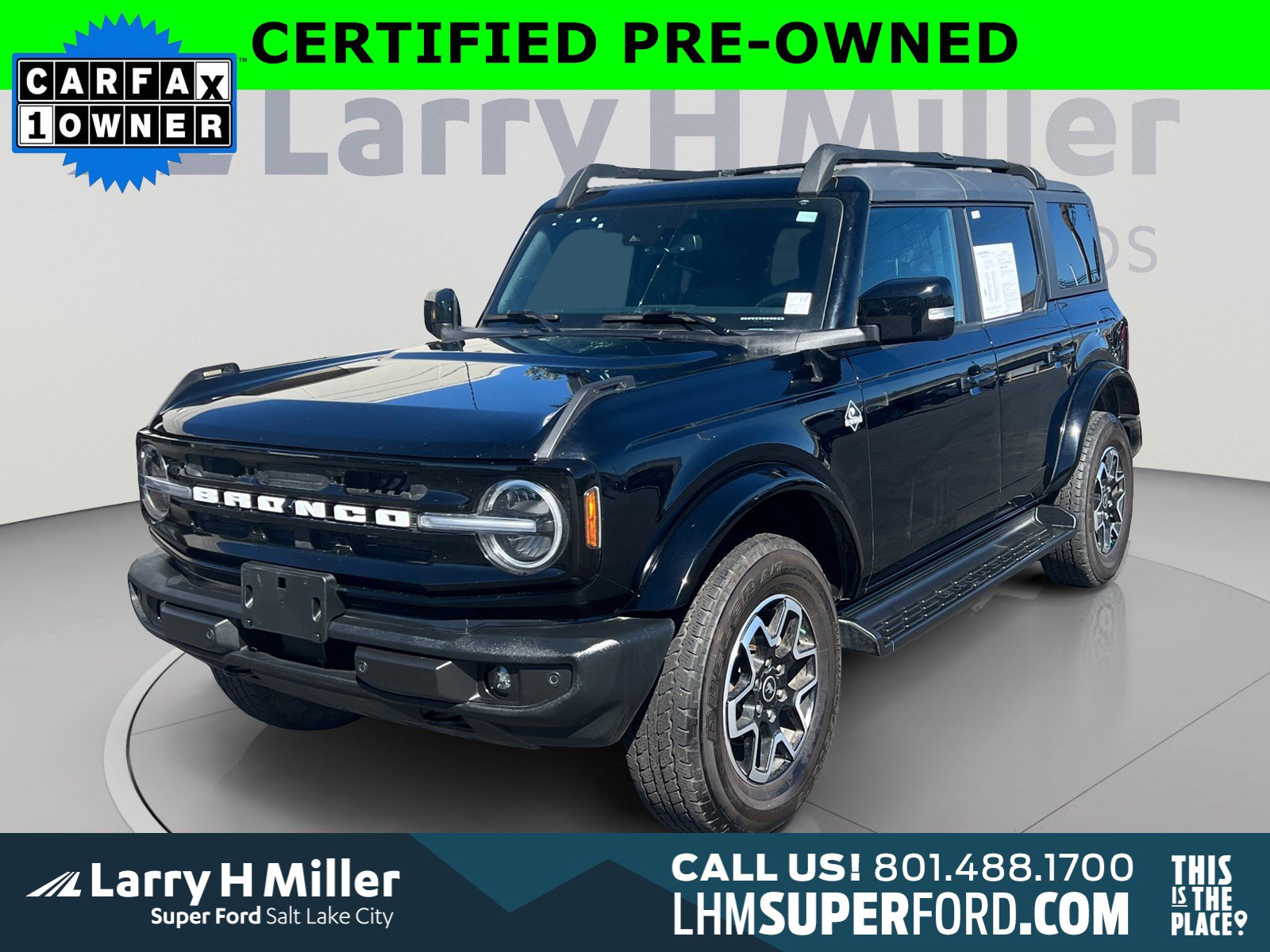 Certified 2025 Ford Bronco Outer Banks AWD/4WD image 1