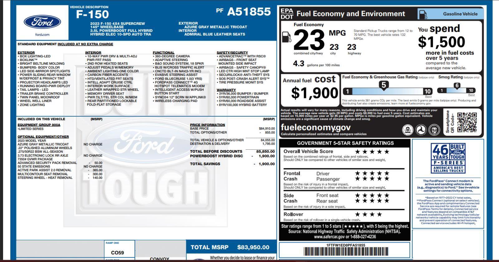 Used 2023 Ford F150 Limited image 4