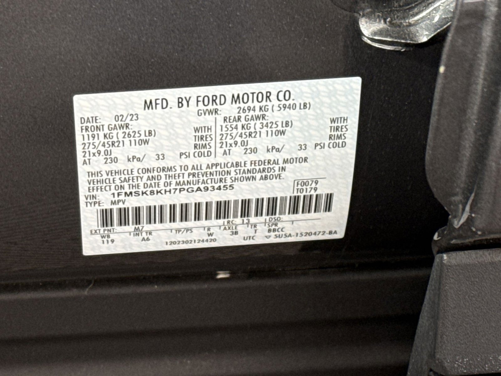 Used 2023 Ford Explorer ST-Line w/ Class IV Trailer Tow Package AWD/4WD image 30