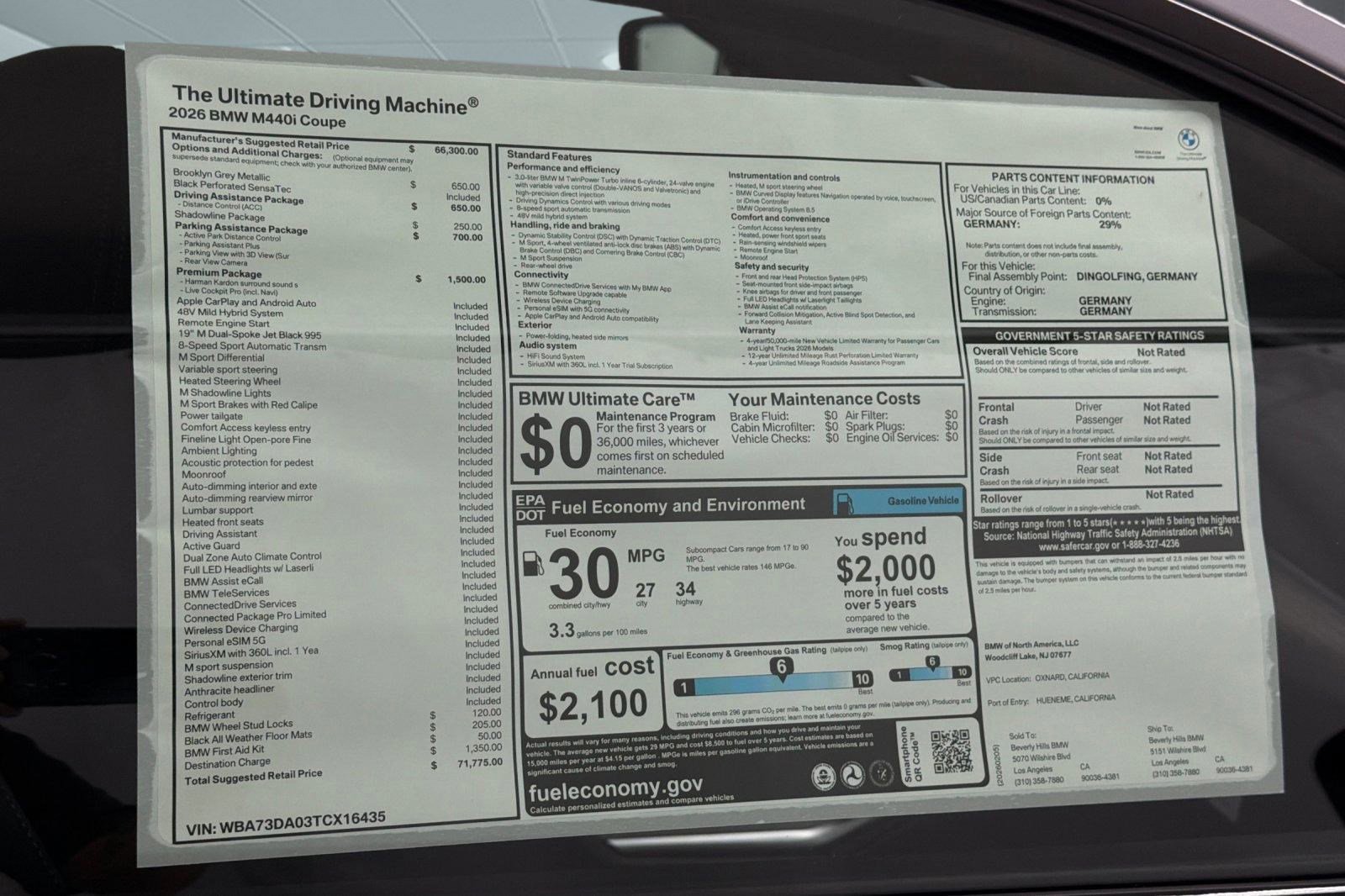 New 2026 BMW M440i Coupe w/ Premium Package image 27