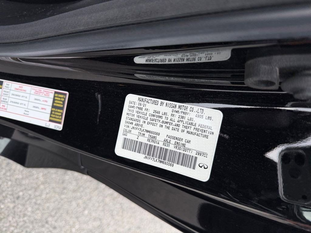 Used 2022 INFINITI Q60 Red Sport 400 w/ Carbon Fiber Package image 39