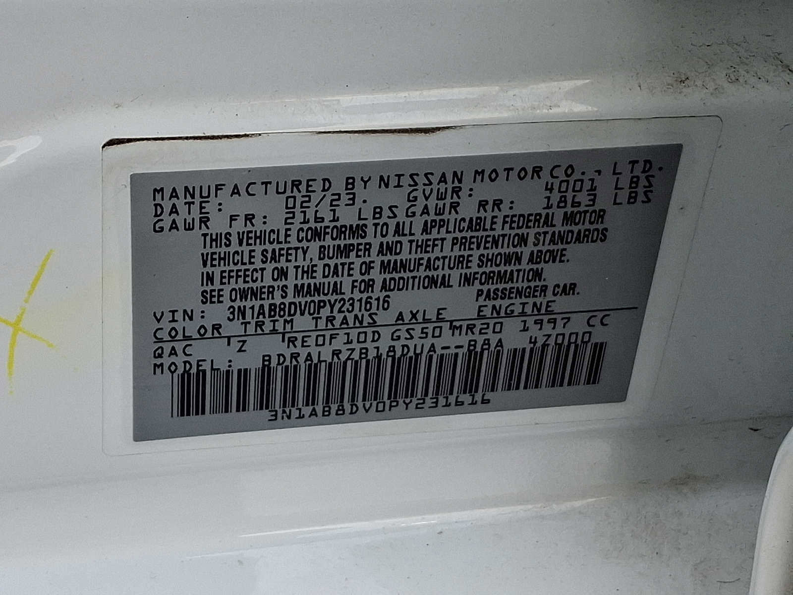 Used 2023 Nissan Sentra SR FWD image 27