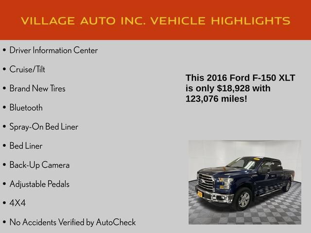 Used 2016 Ford F150 XLT w/ Equipment Group 301A Mid AWD/4WD image 14