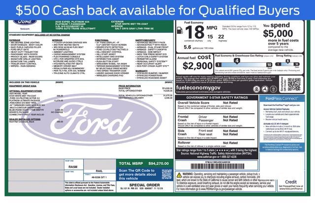 New 2025 Ford Expedition Platinum w/ Platinum Ultimate Package image 8