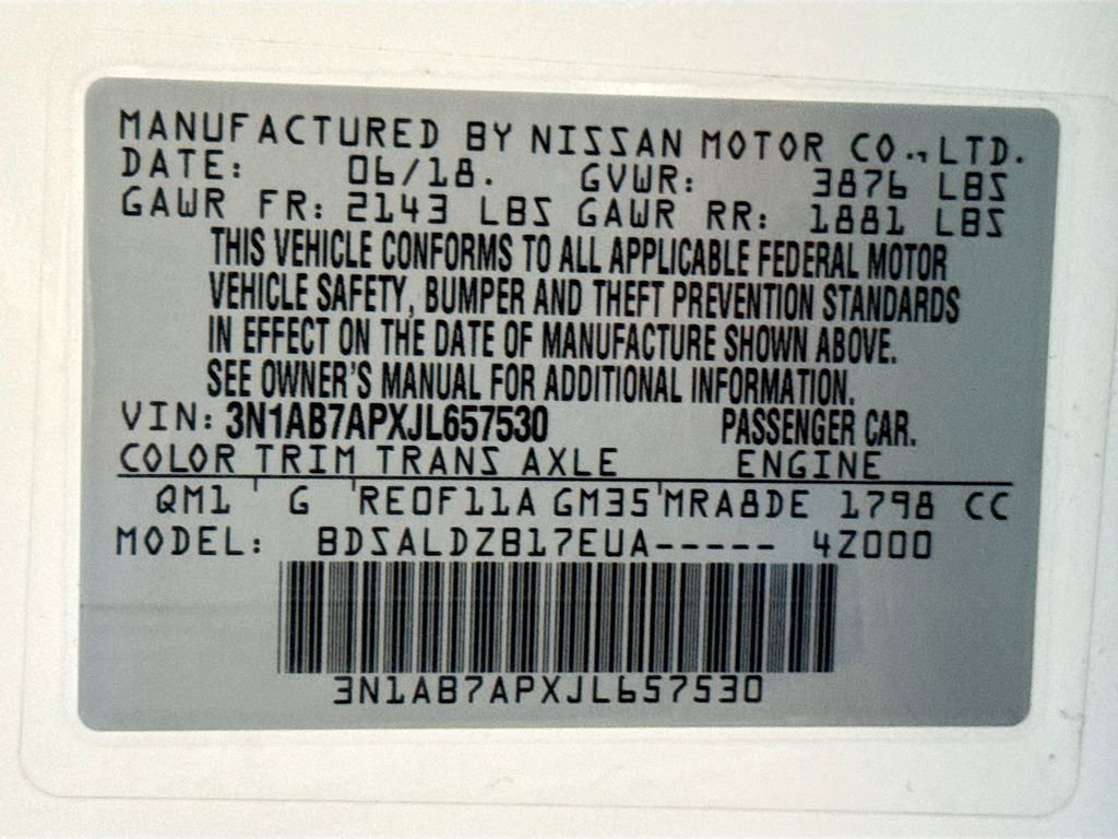 Used 2018 Nissan Sentra SV FWD image 30