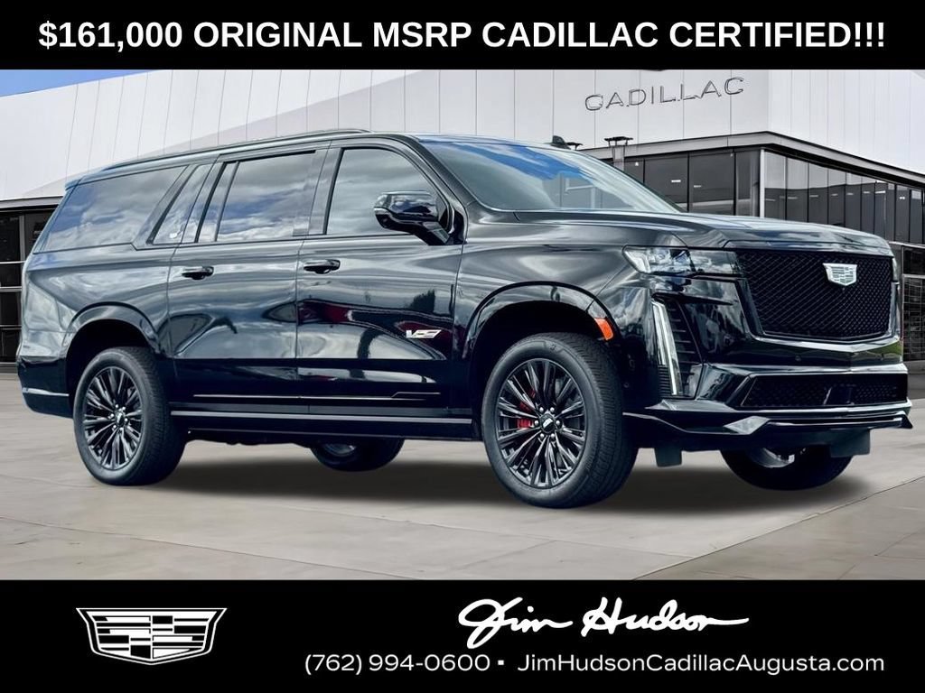 Certified 2023 Cadillac Escalade ESV V w/ LPO, ONYX Package