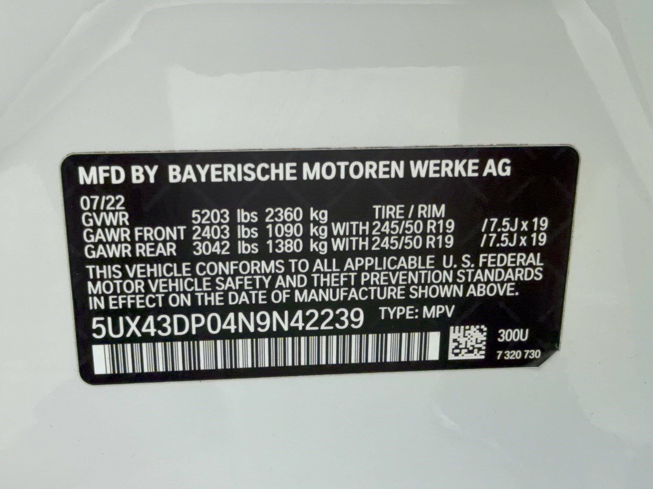 Used 2022 BMW X3 sDrive30i w/ Convenience Package RWD image 32