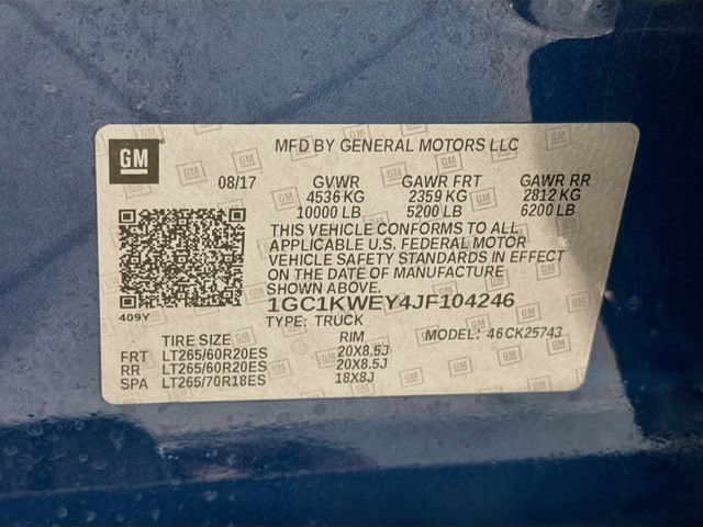 Certified 2018 Chevrolet Silverado 2500 LTZ w/ Duramax Plus Package AWD/4WD image 26