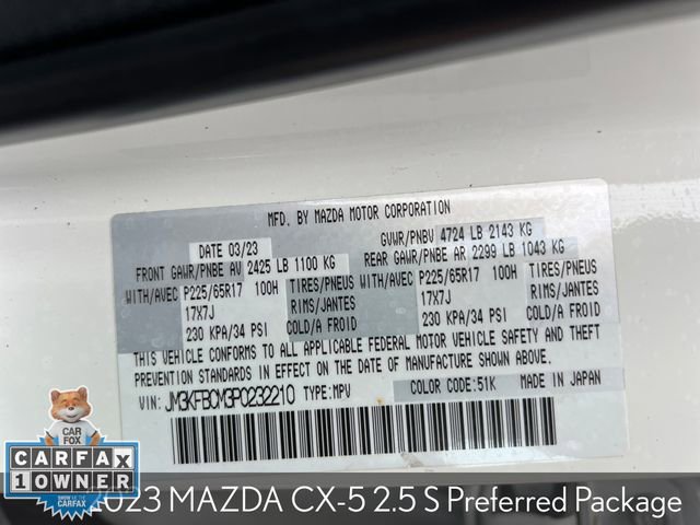 Used 2023 MAZDA CX-5 AWD 2.5 S image 31