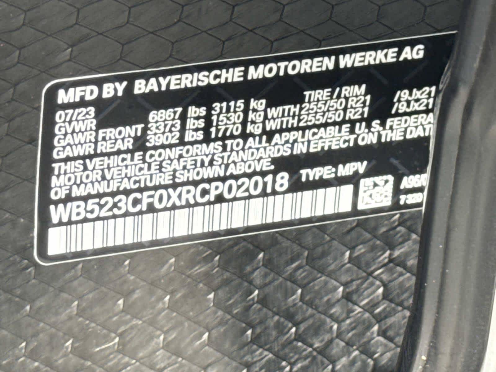 Certified 2024 BMW iX xDrive50 w/ Sport Package AWD/4WD image 30