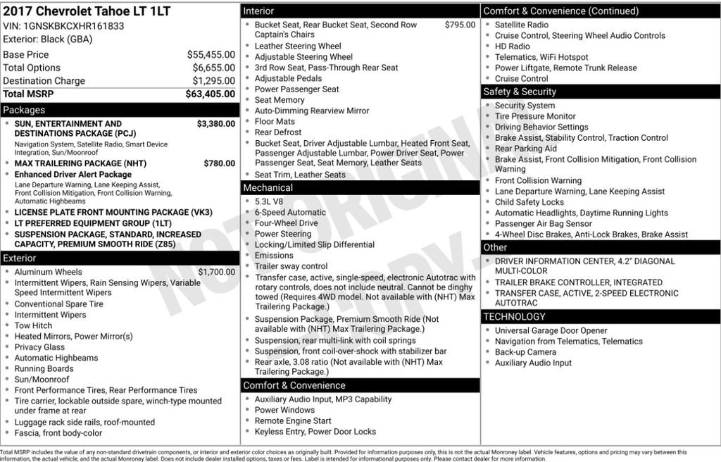 Used 2017 Chevrolet Tahoe LT image 3