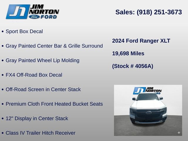 Used 2024 Ford Ranger XLT w/ FX4 Off-Road Package AWD/4WD image 15