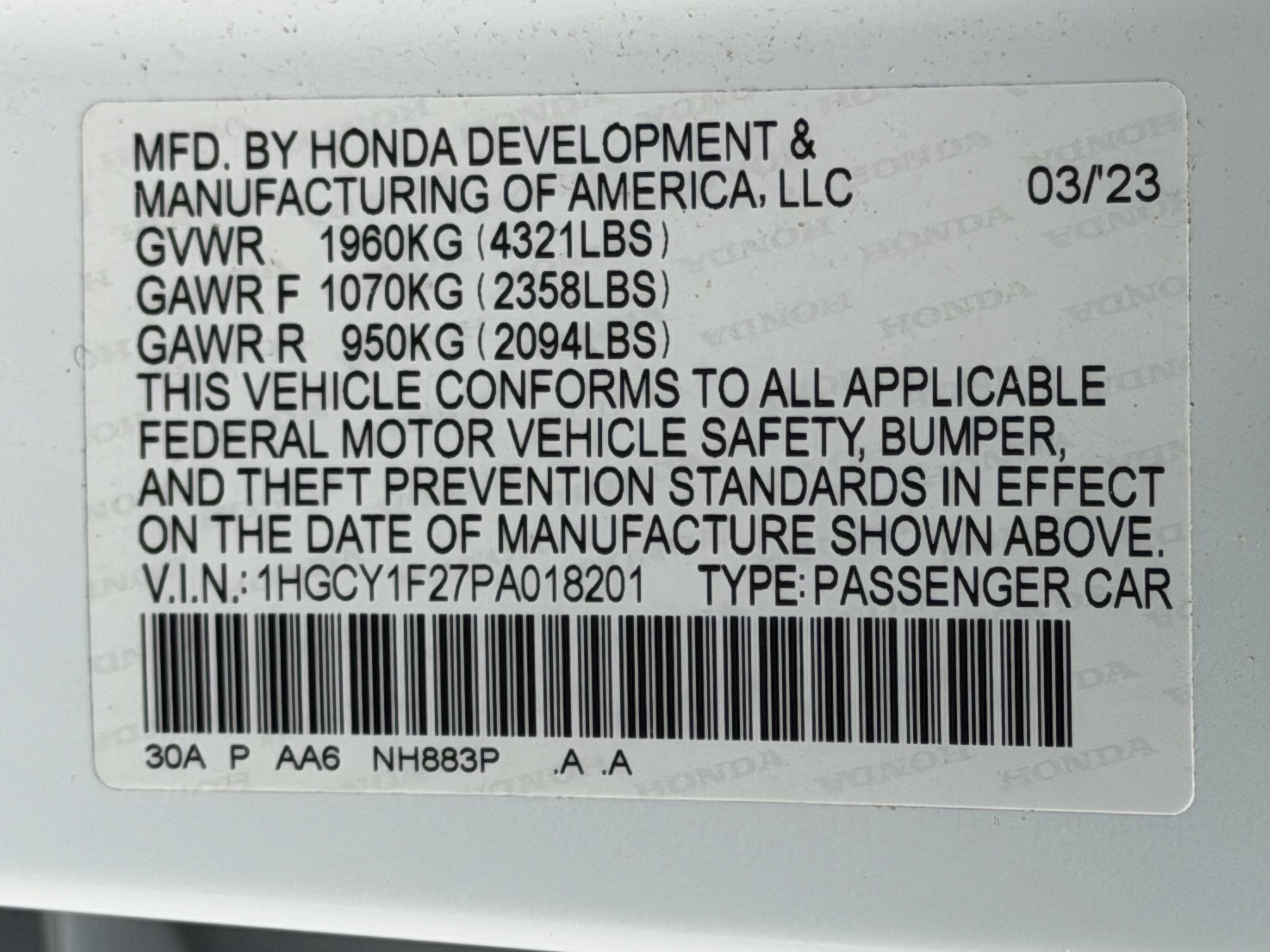 Used 2023 Honda Accord LX image 28