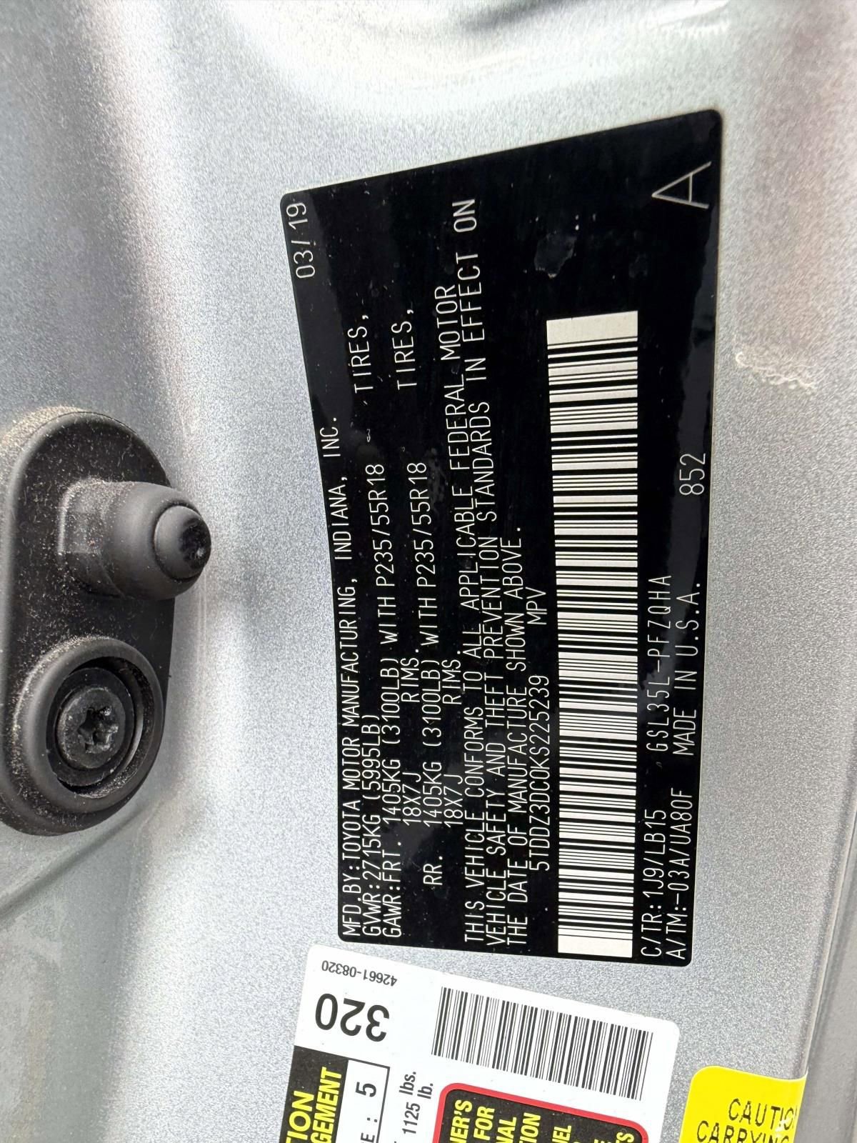 Used 2019 Toyota Sienna Limited Premium AWD/4WD image 21