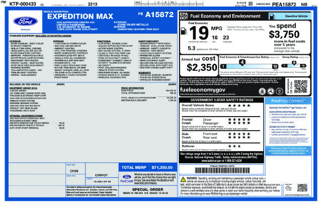 Certified 2023 Ford Expedition Max Limited RWD image 10