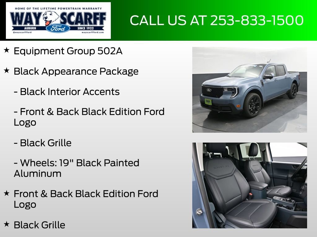 New 2025 Ford Maverick Lariat w/ Black Appearance Package image 6
