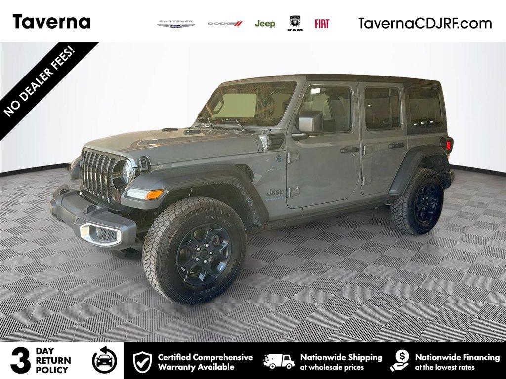 Certified 2023 Jeep Wrangler Unlimited w/ Cold Weather Group AWD/4WD image 1