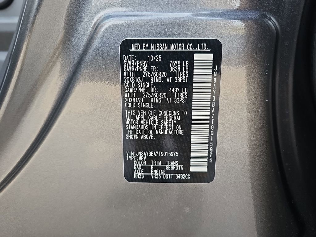 New 2026 Nissan Armada SL w/ Captain's Chari Seat Package RWD image 39