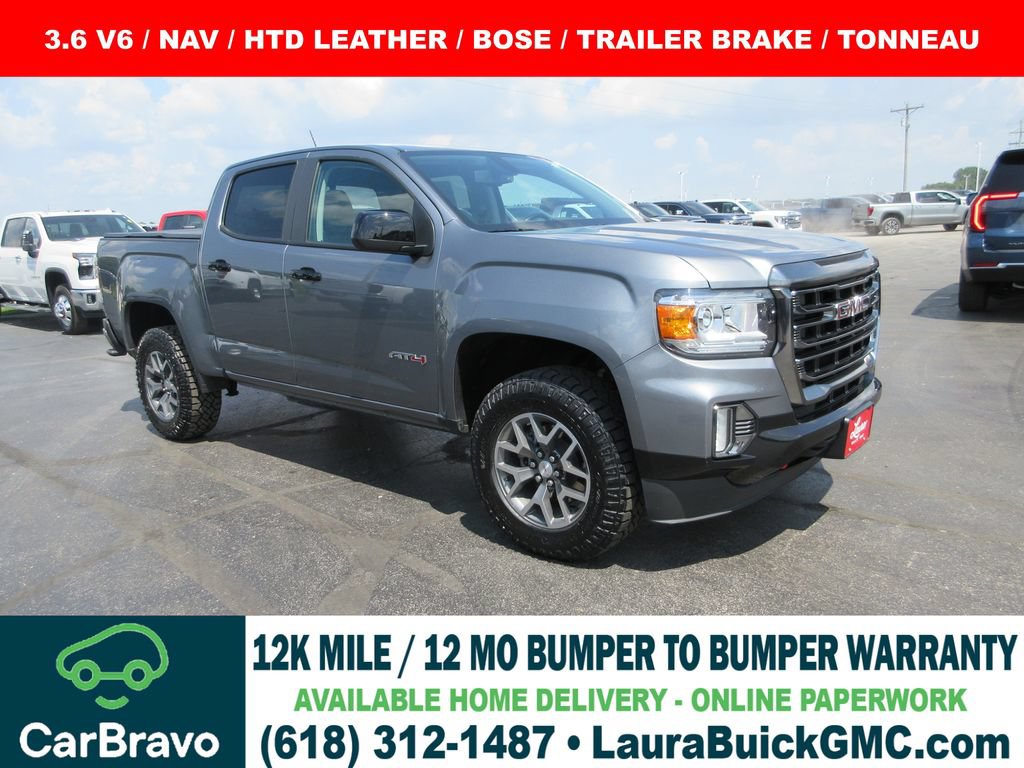 Certified 2022 GMC Canyon AT4 w/ Trailering Package AWD/4WD image 1