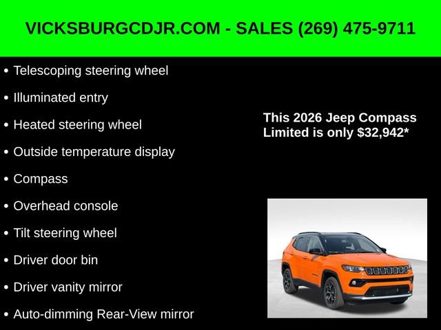 New 2026 Jeep Compass Limited image 27