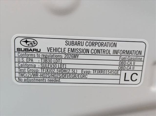 New 2026 Subaru Crosstrek 2.5i Sport w/ Crosstrek Mirror Package image 17