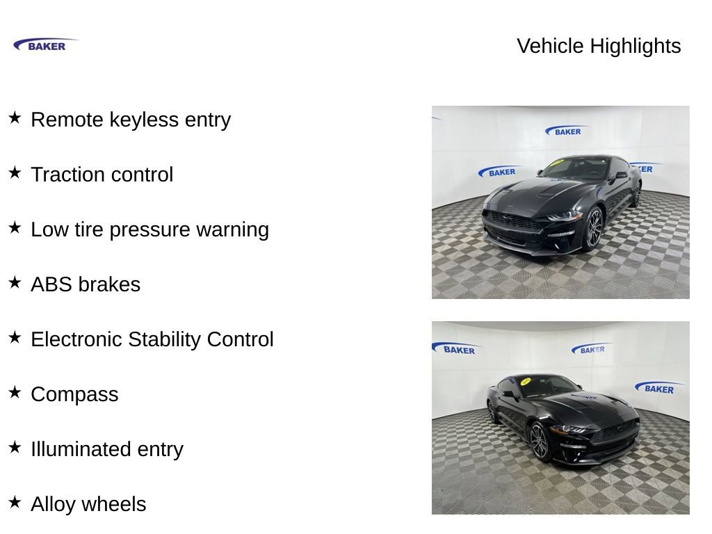 Used 2019 Ford Mustang Coupe w/ Equipment Group 101A image 4