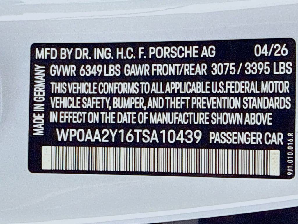 New 2026 Porsche Taycan AWD/4WD image 34