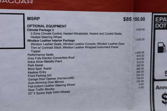 Used 2019 Jaguar F-TYPE R-Dynamic RWD image 34