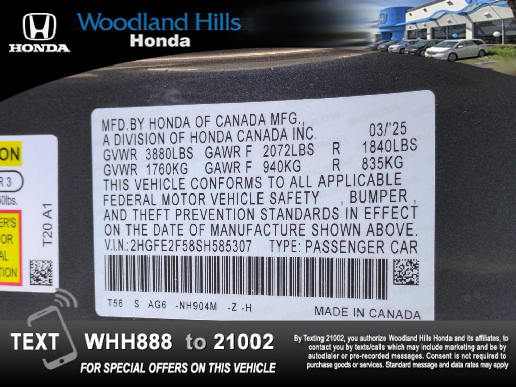 Used 2025 Honda Civic Sport image 26