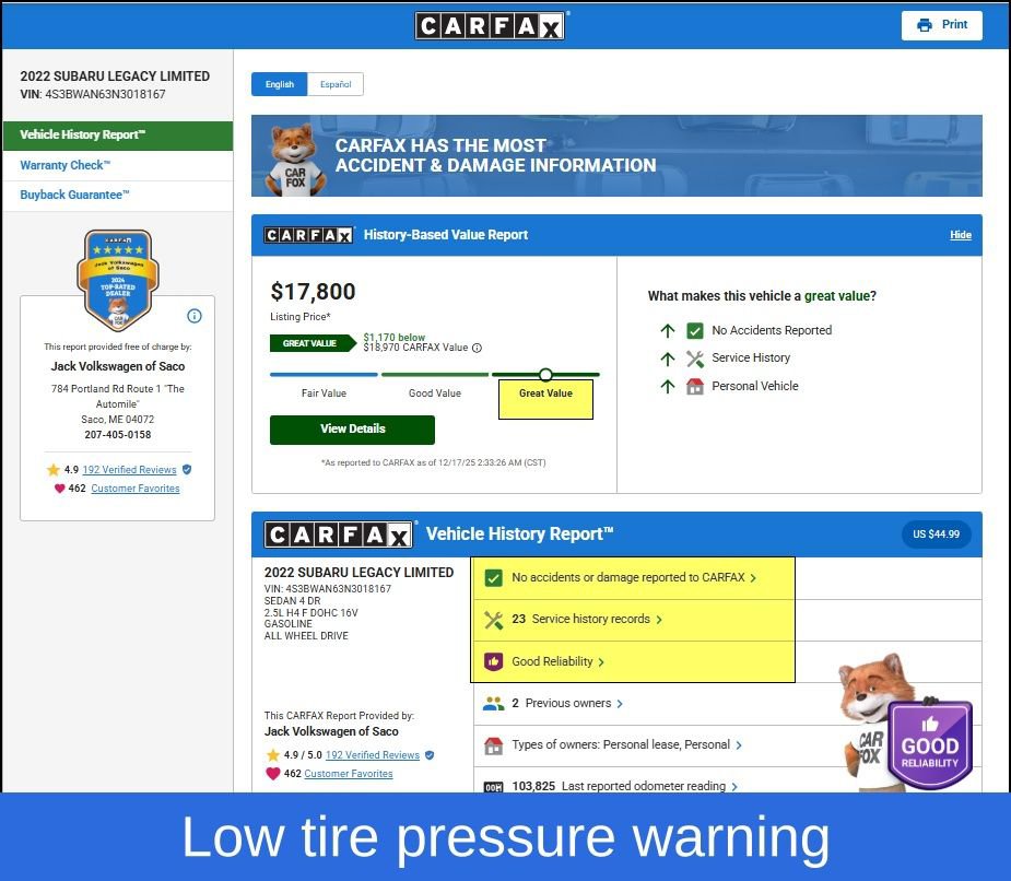 Used 2022 Subaru Legacy Limited image 10