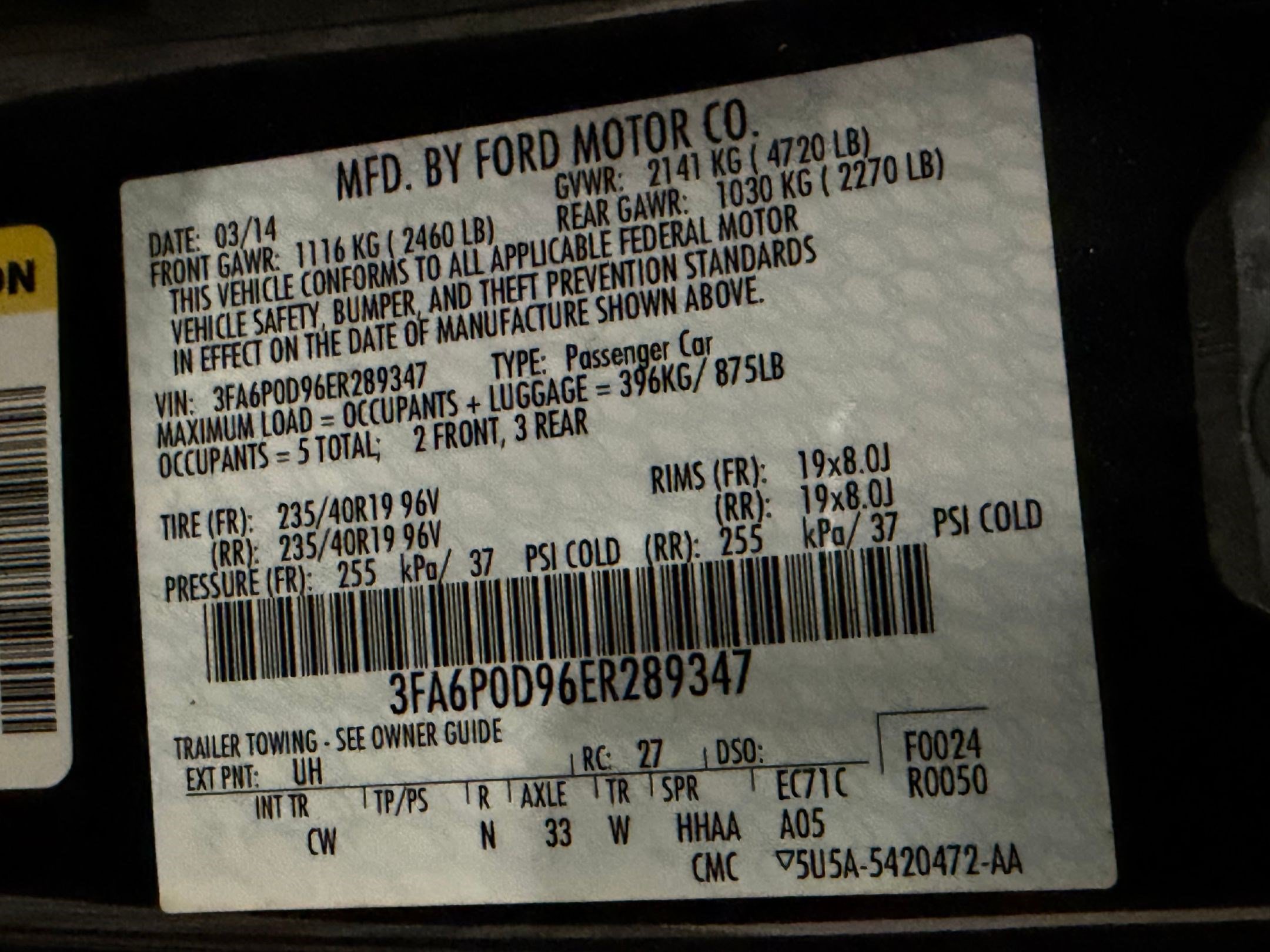 Used 2014 Ford Fusion Titanium AWD/4WD image 28