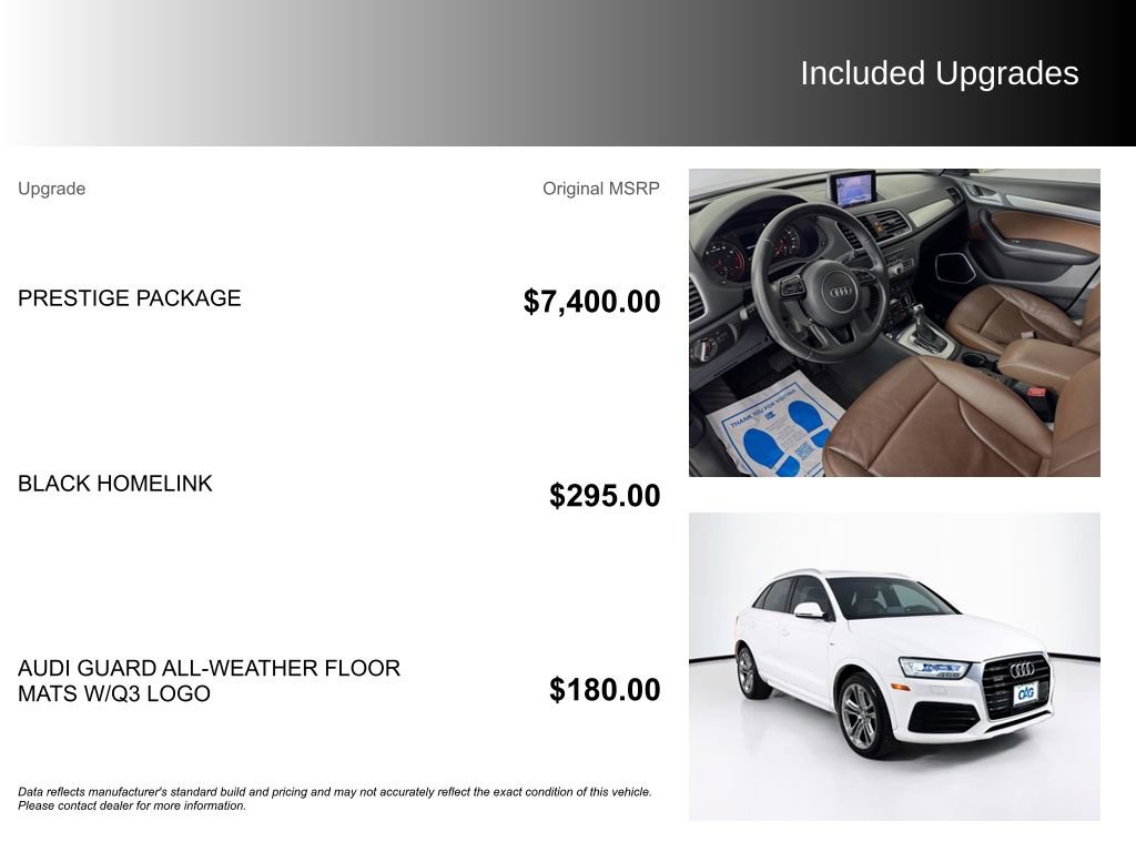 Used 2017 Audi Q3 2.0T Prestige w/ Prestige Package AWD/4WD image 5