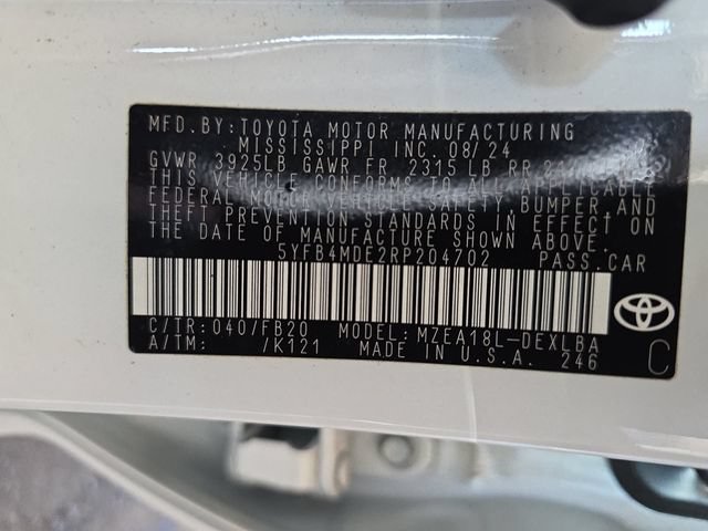 Used 2024 Toyota Corolla LE w/ LE Convenience Package FWD image 30