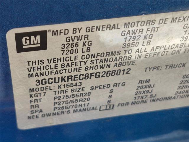 Used 2015 Chevrolet Silverado 1500 LT w/ LT Convenience Package AWD/4WD image 15