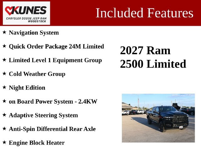 New 2027 RAM 2500 Limited AWD/4WD image 3