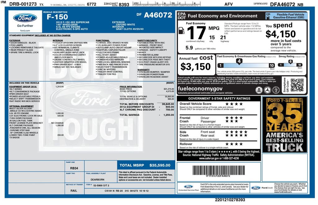 Used 2013 Ford F150 XLT w/ XLT Chrome Pkg image 14