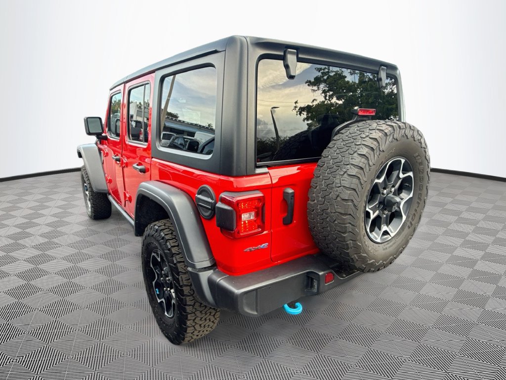 Certified 2023 Jeep Wrangler Unlimited Rubicon 4xe w/ Cold Weather Group AWD/4WD image 8