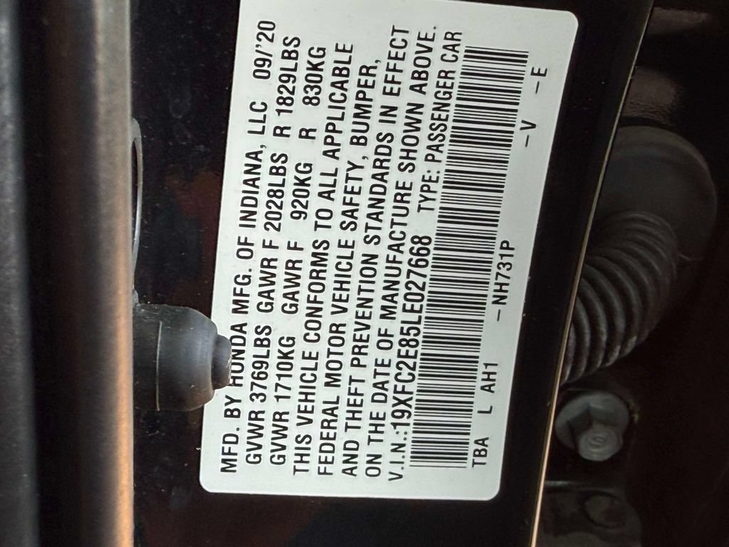 Used 2020 Honda Civic Sport image 28